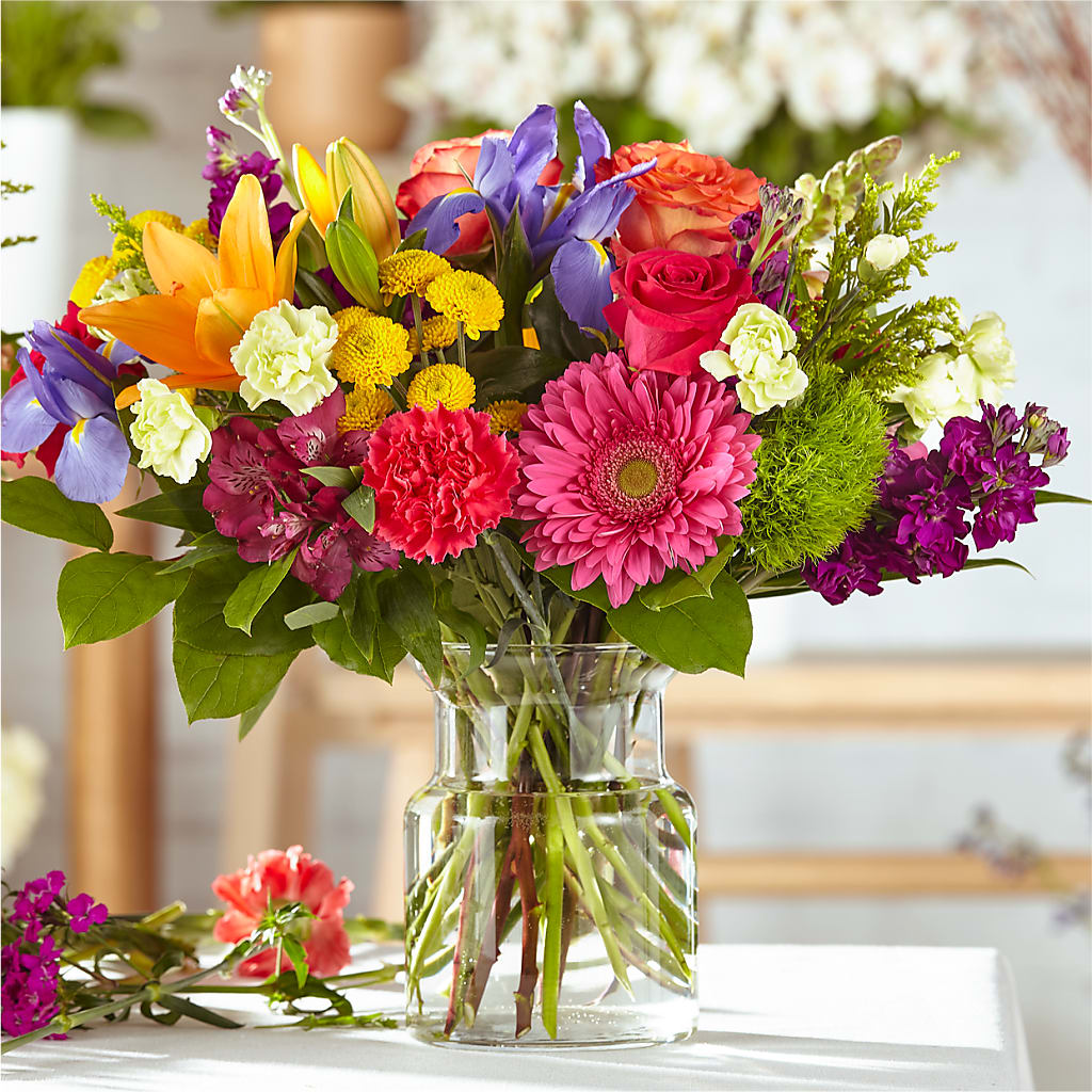 Bold & Bright – A Florist Original – POTTING BENCH FLORIST & GIFTS, Fairhaven MA