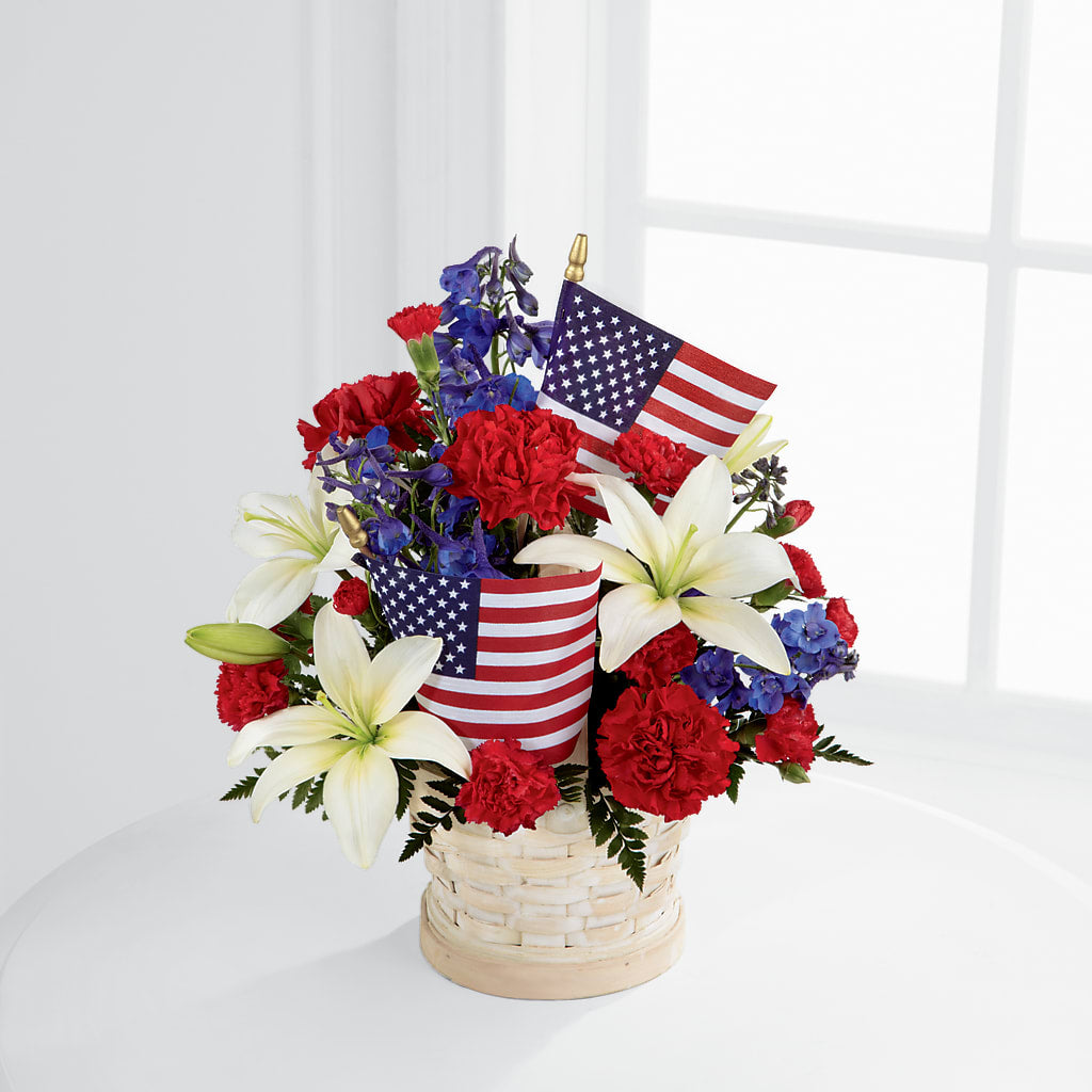 American Glory Bouquet – POTTING BENCH FLORIST & GIFTS, Fairhaven MA