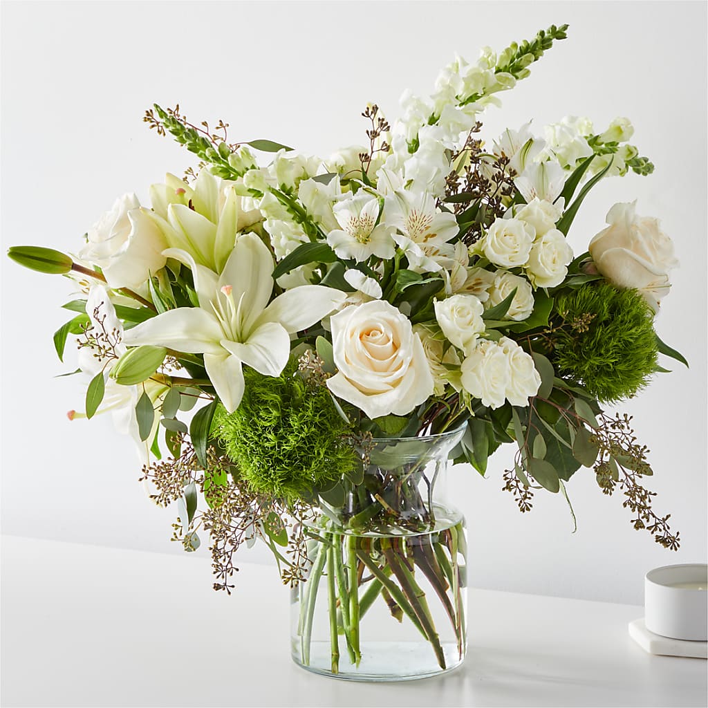 Fresh Linen Bouquet – POTTING BENCH FLORIST & GIFTS, Fairhaven MA