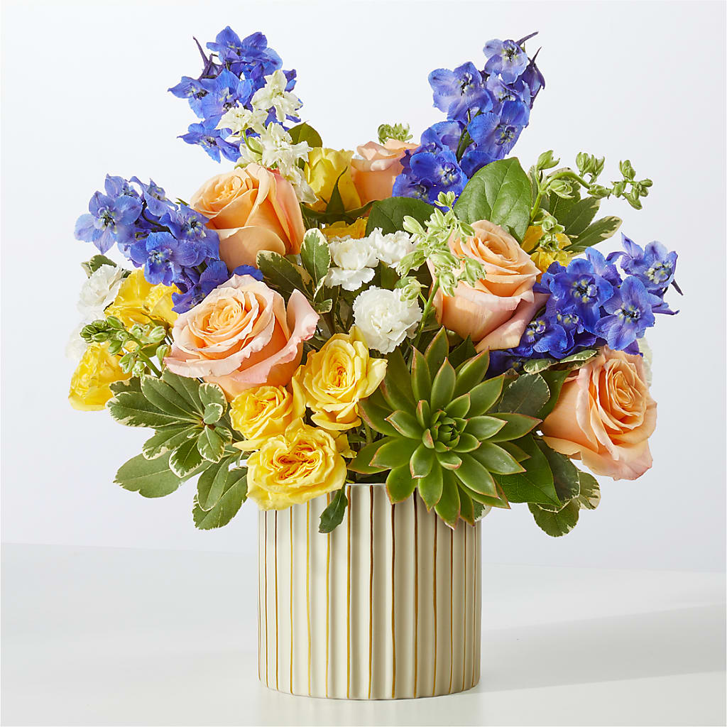 Cobalt Reverie Bouquet – POTTING BENCH FLORIST & GIFTS, Fairhaven MA