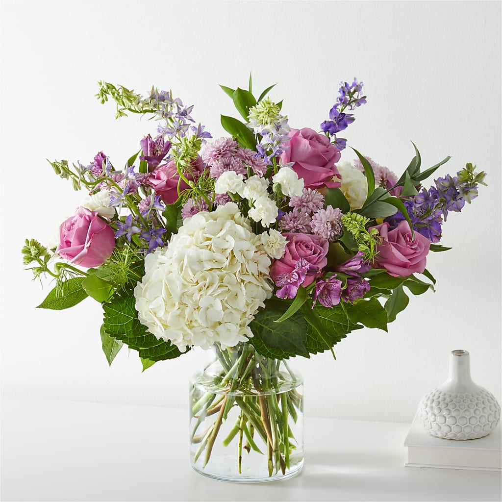 Violet Caress Bouquet – POTTING BENCH FLORIST & GIFTS, Fairhaven MA