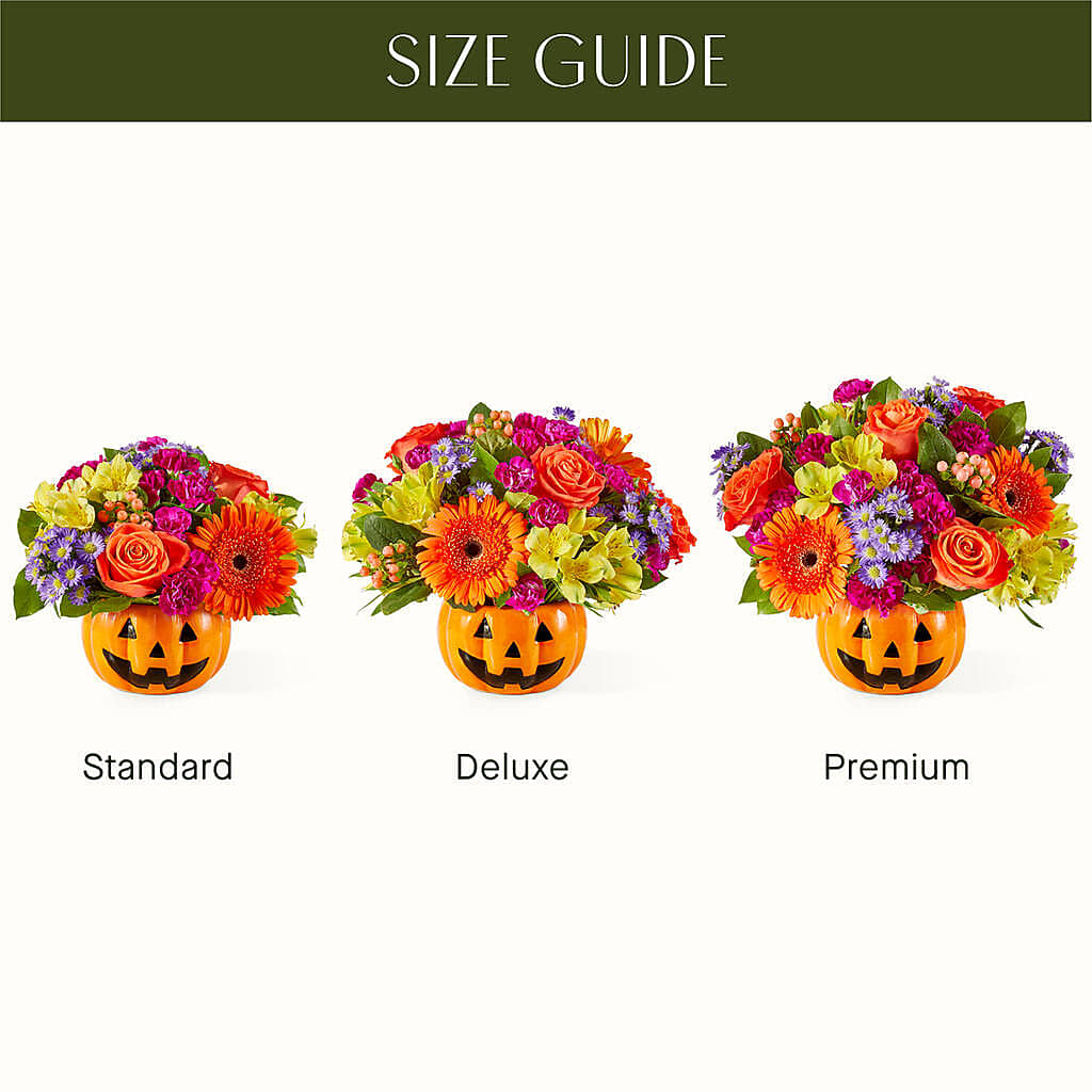 Tricks & Treats Pumpkin – POTTING BENCH FLORIST & GIFTS, Fairhaven MA