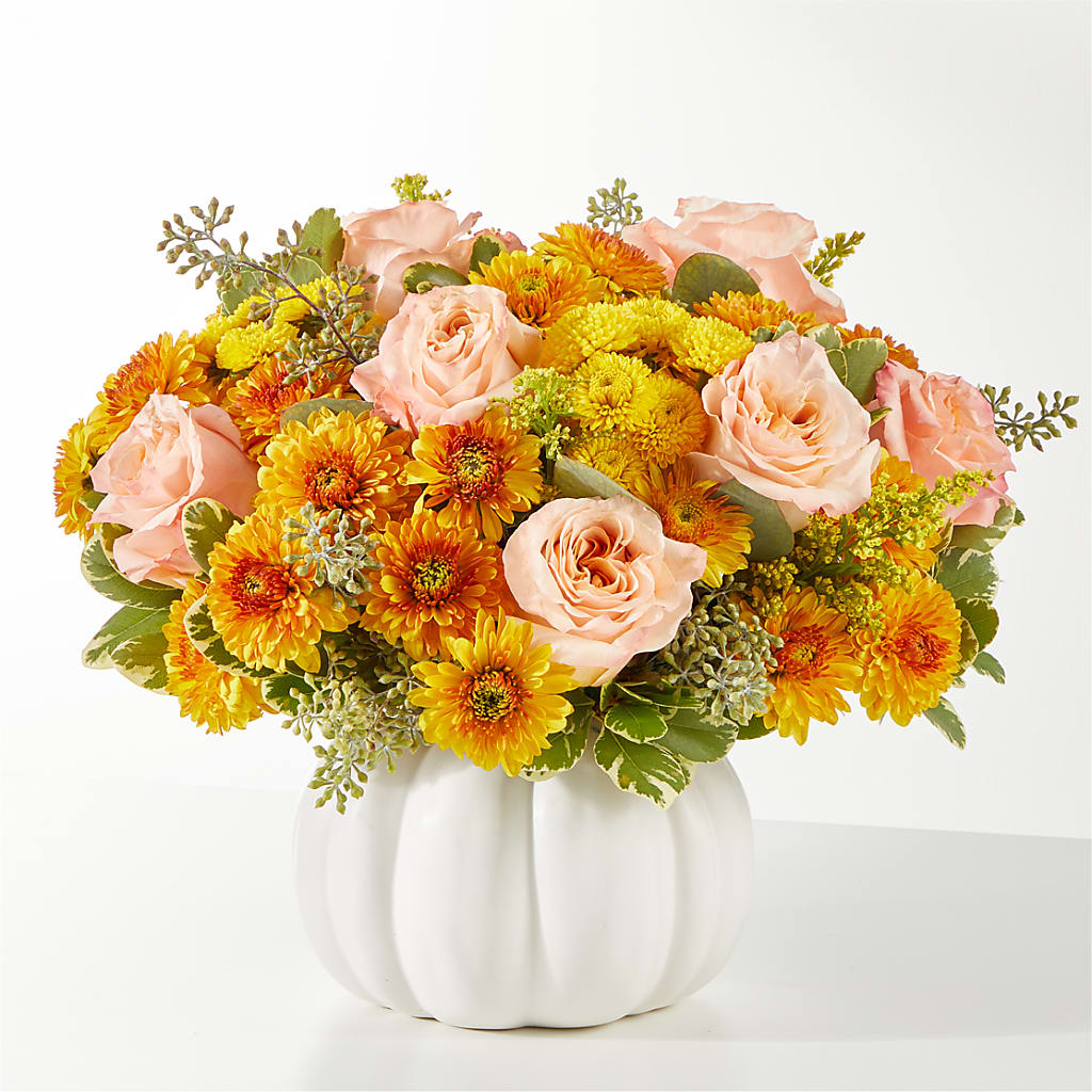 Peachy Pumpkin – POTTING BENCH FLORIST & GIFTS, Fairhaven MA