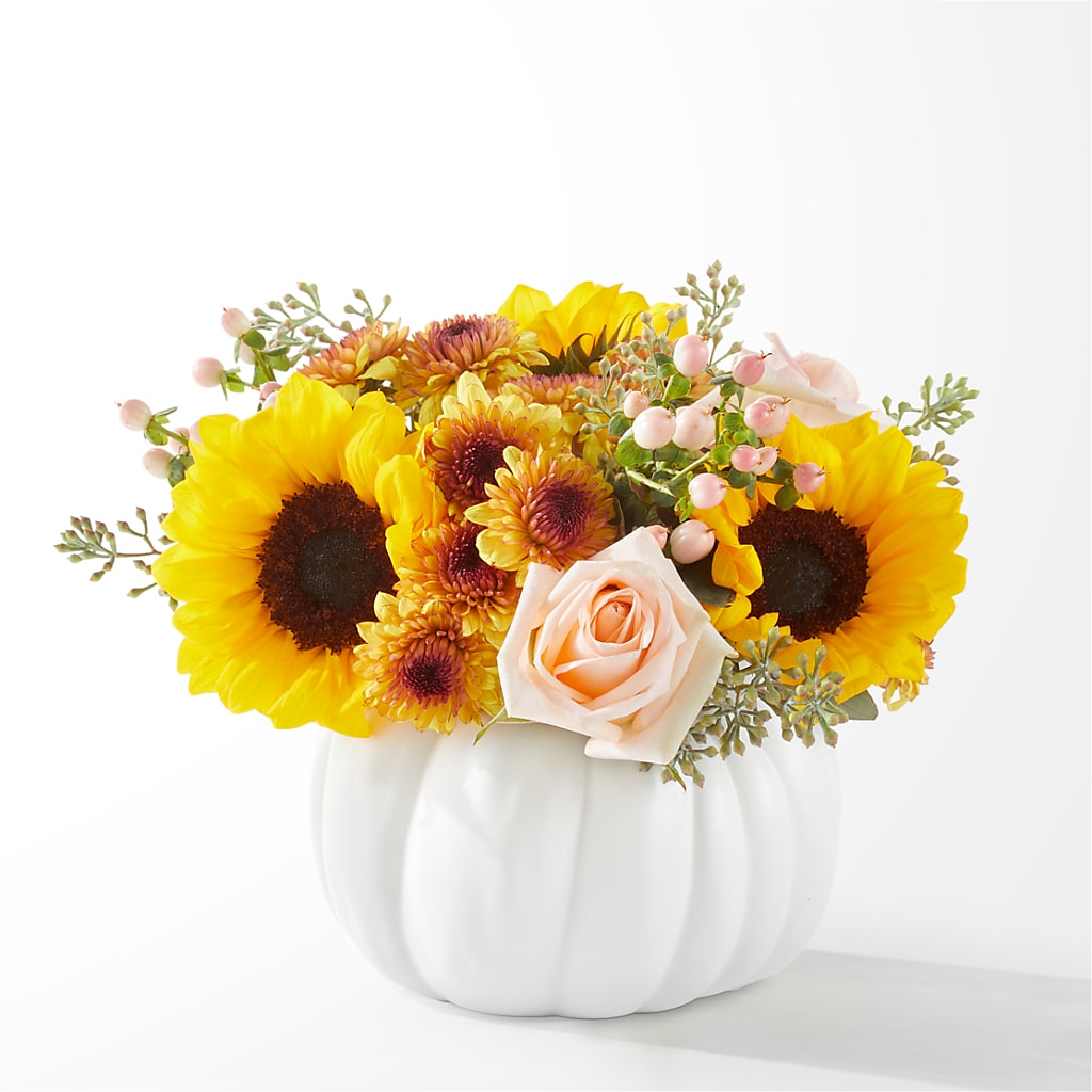 Pumpkin to Talk About Bouquet – POTTING BENCH FLORIST & GIFTS, Fairhaven MA