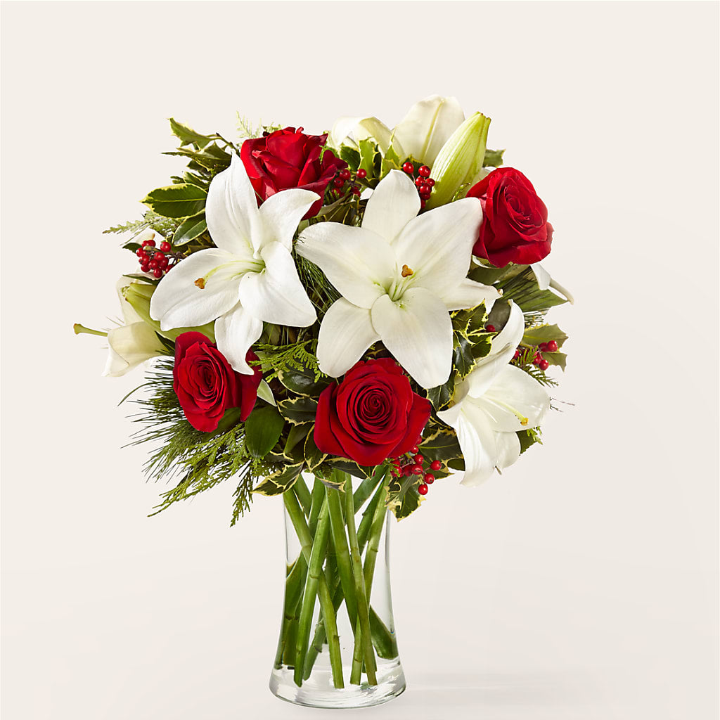 Sparkling Snowflakes Bouquet – POTTING BENCH FLORIST & GIFTS, Fairhaven MA