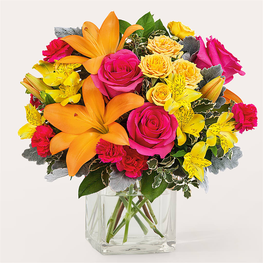 To the Tropics Bouquet – POTTING BENCH FLORIST & GIFTS, Fairhaven MA