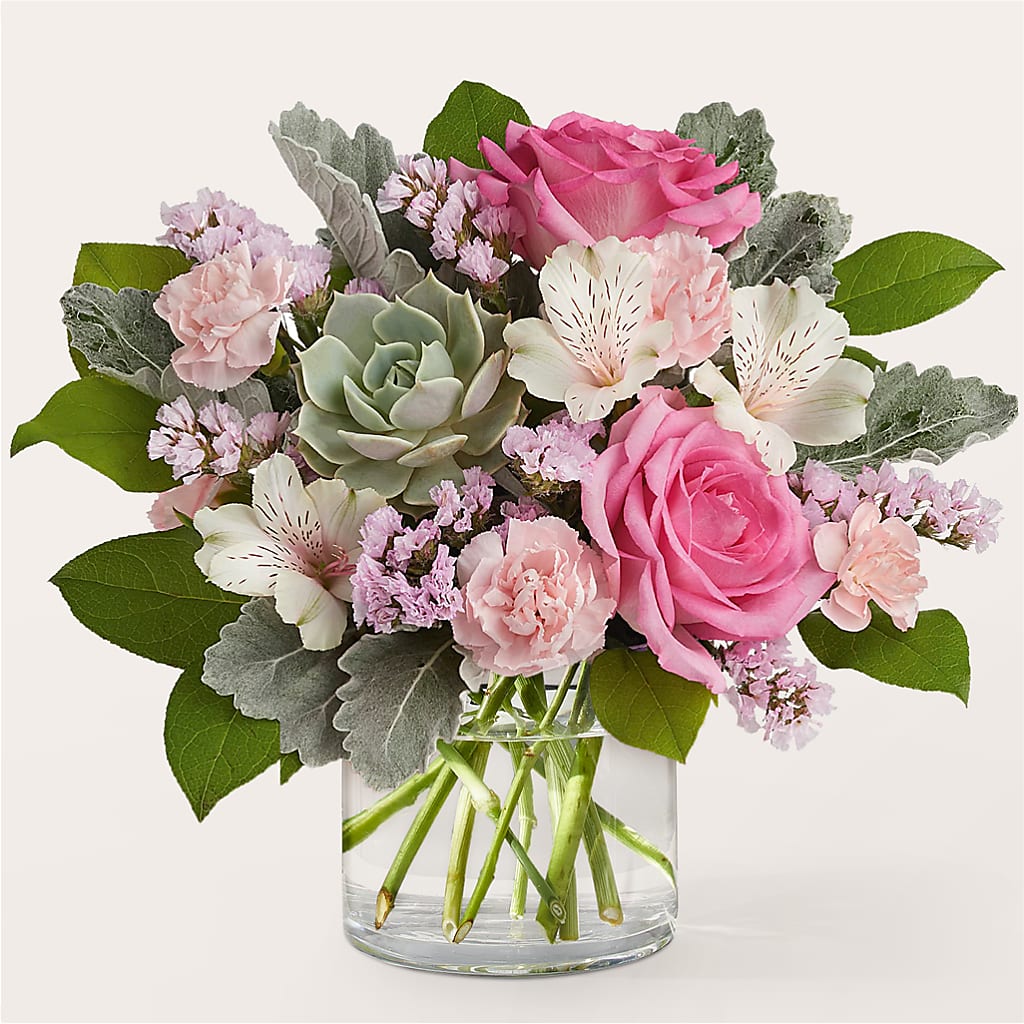 Dusty Rose Bouquet – POTTING BENCH FLORIST & GIFTS, Fairhaven MA