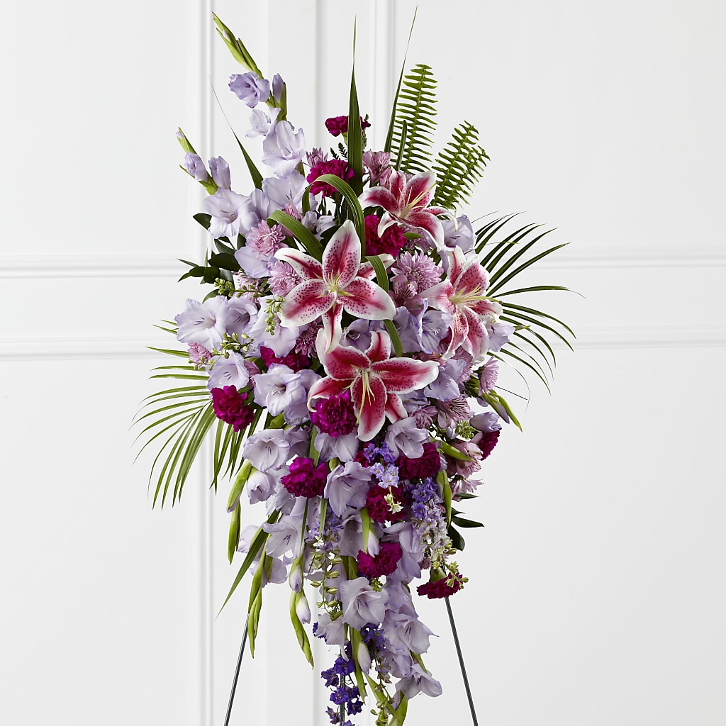 Tender Touch Standing Spray – POTTING BENCH FLORIST & GIFTS, Fairhaven MA