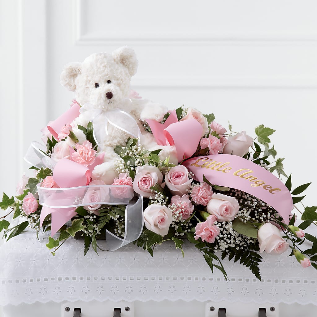 Touch of Sympathy Casket Spray – POTTING BENCH FLORIST & GIFTS, Fairhaven MA