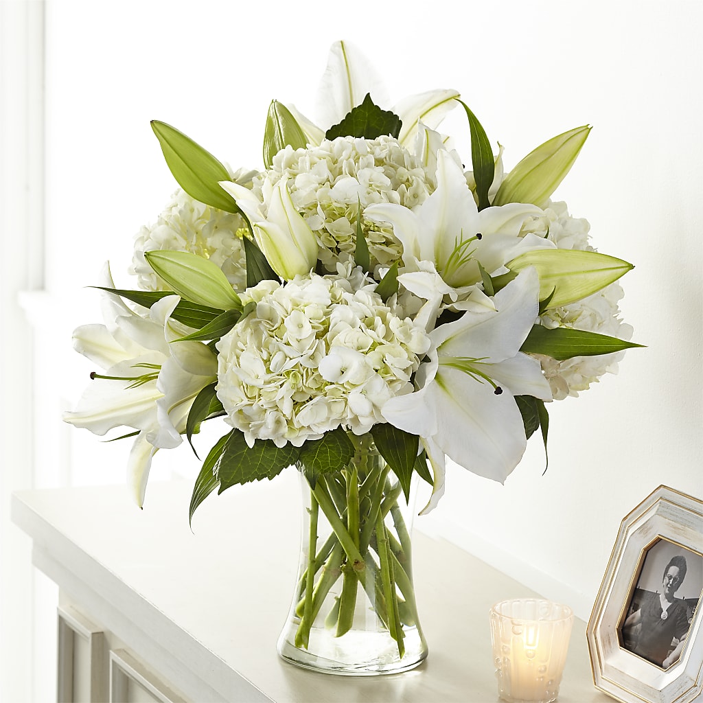 Compassionate Lily Bouquet – POTTING BENCH FLORIST & GIFTS, Fairhaven MA