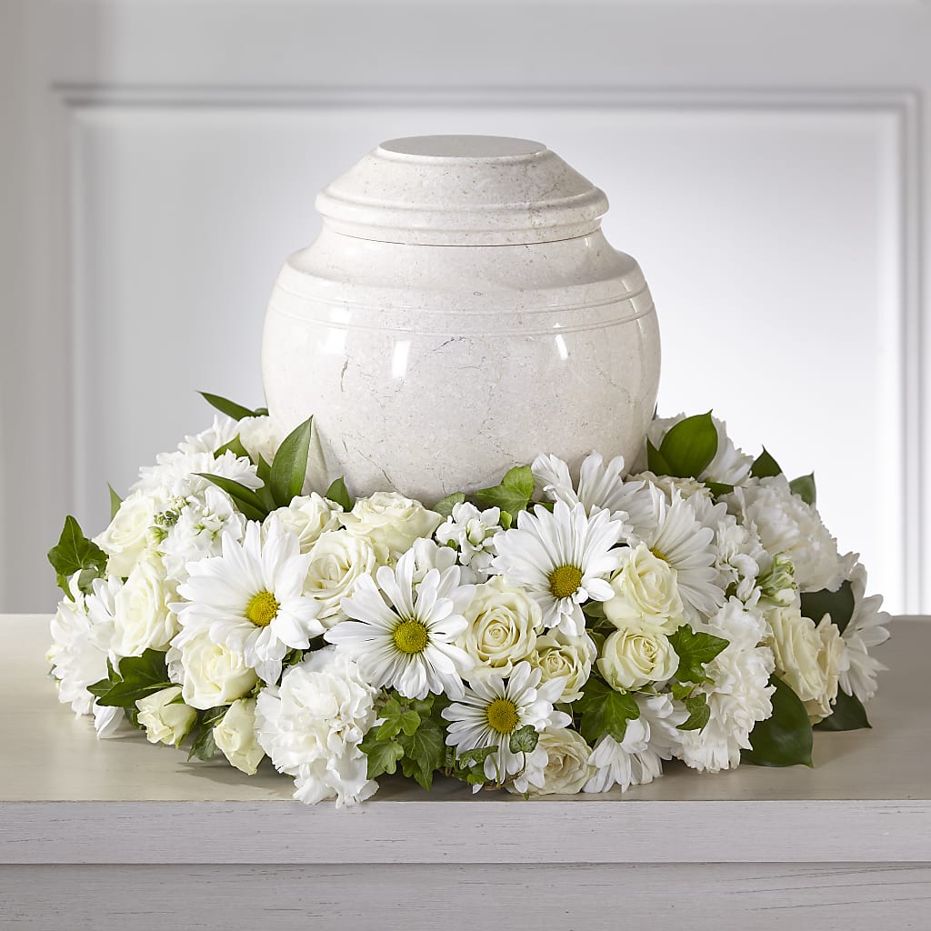 Ivory Gardens Cremation Adornment – POTTING BENCH FLORIST & GIFTS, Fairhaven MA
