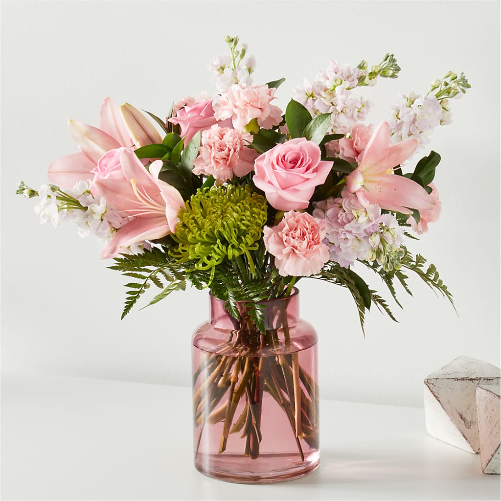 Pretty in Pink Bouquet – POTTING BENCH FLORIST & GIFTS, Fairhaven MA