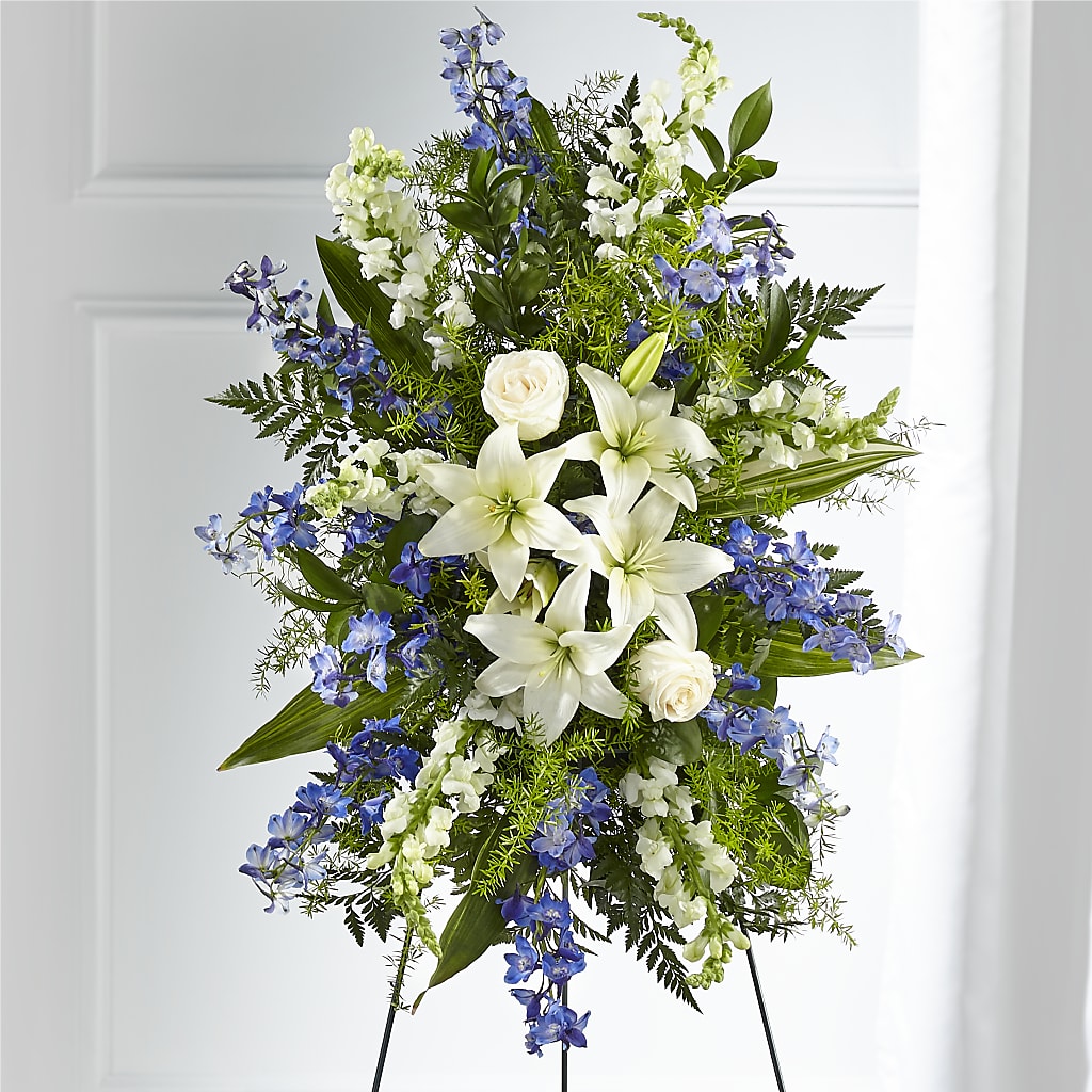 Faithful Friend Standing Spray – POTTING BENCH FLORIST & GIFTS, Fairhaven MA