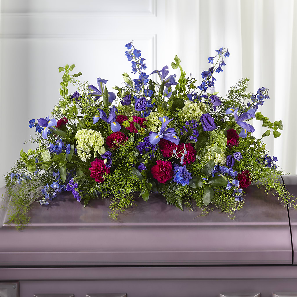 Always Treasured Casket Spray – POTTING BENCH FLORIST & GIFTS, Fairhaven MA