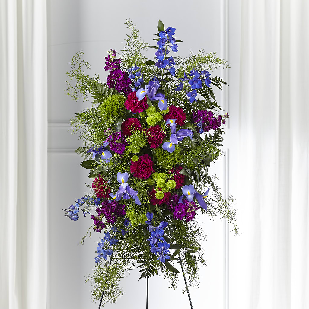 Heavenly Skies Standing Spray – POTTING BENCH FLORIST & GIFTS, Fairhaven MA