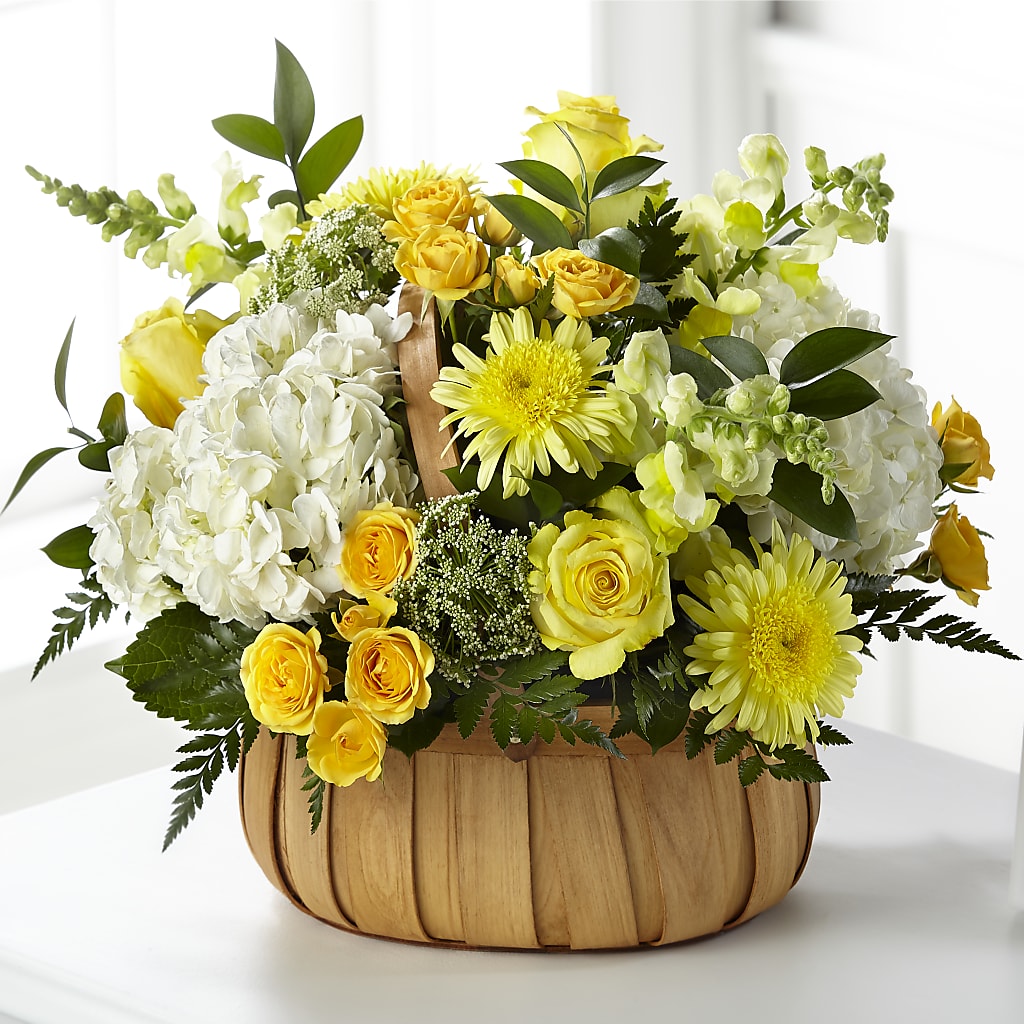 Rustic Remembrance Basket – POTTING BENCH FLORIST & GIFTS, Fairhaven MA