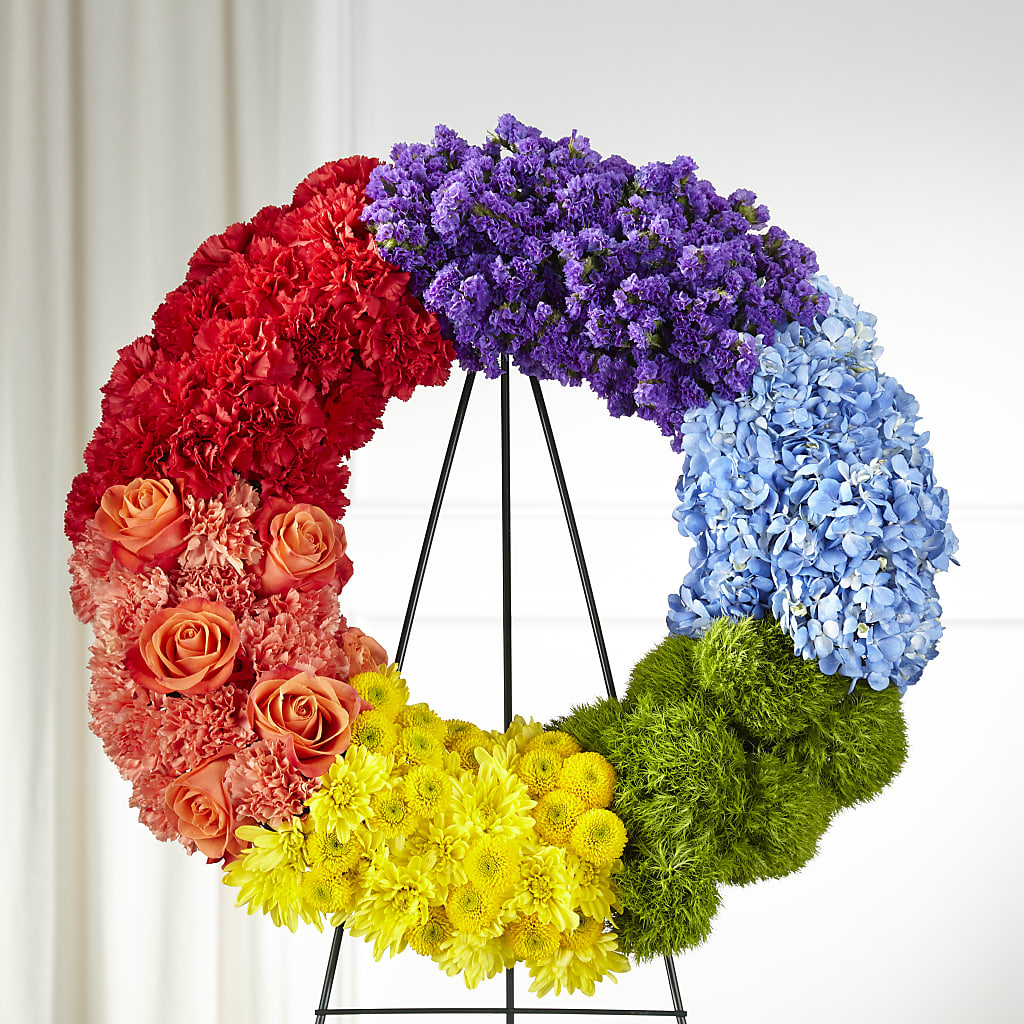Circle of Love Wreath – POTTING BENCH FLORIST & GIFTS, Fairhaven MA