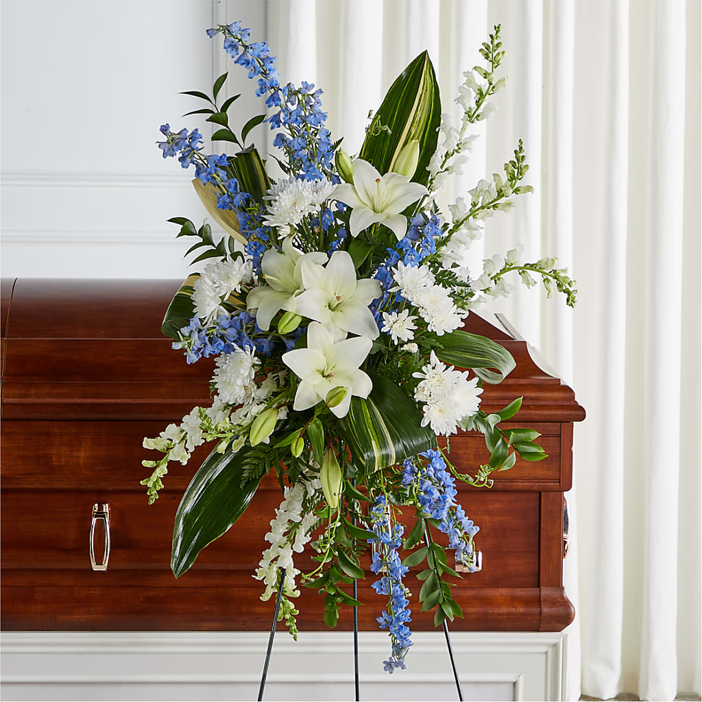 Eternal Impressions Standing Spray – POTTING BENCH FLORIST & GIFTS, Fairhaven MA