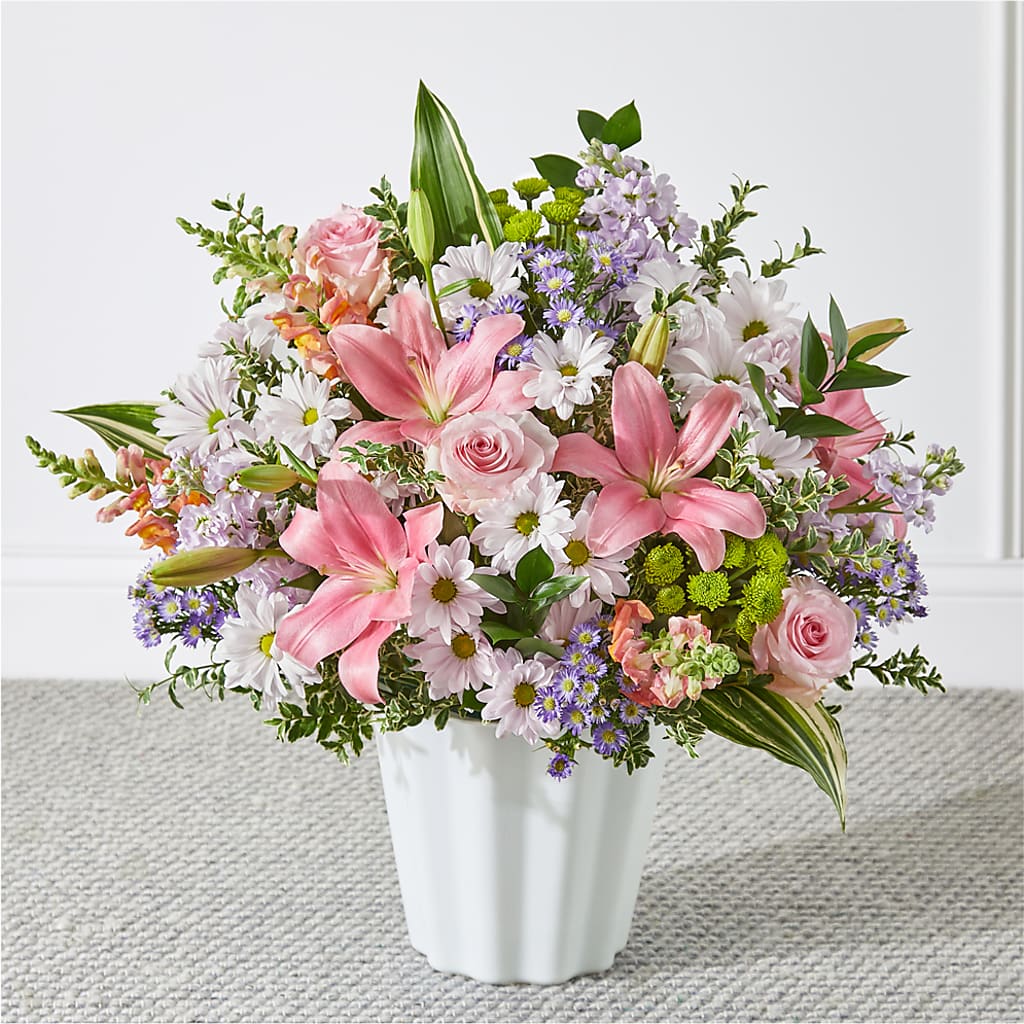 Abundant Compassion Floor Basket – POTTING BENCH FLORIST & GIFTS, Fairhaven MA