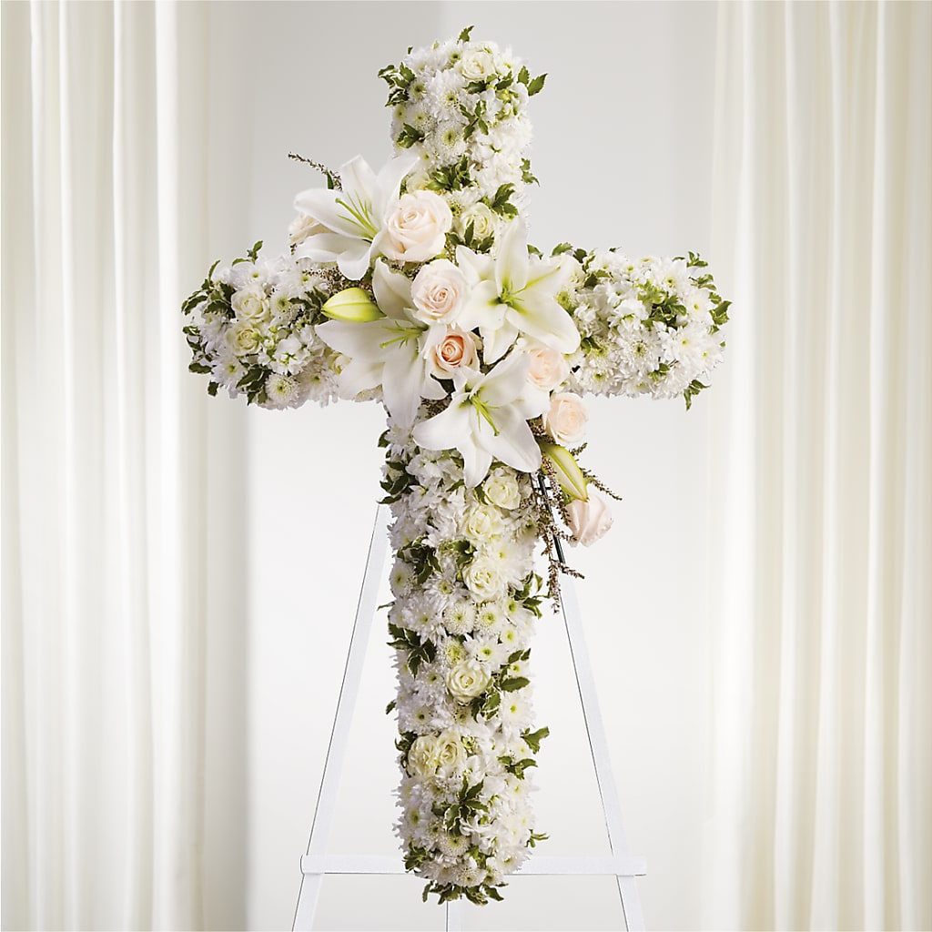 Spiritual Guidance Standing Spray – POTTING BENCH FLORIST & GIFTS, Fairhaven MA