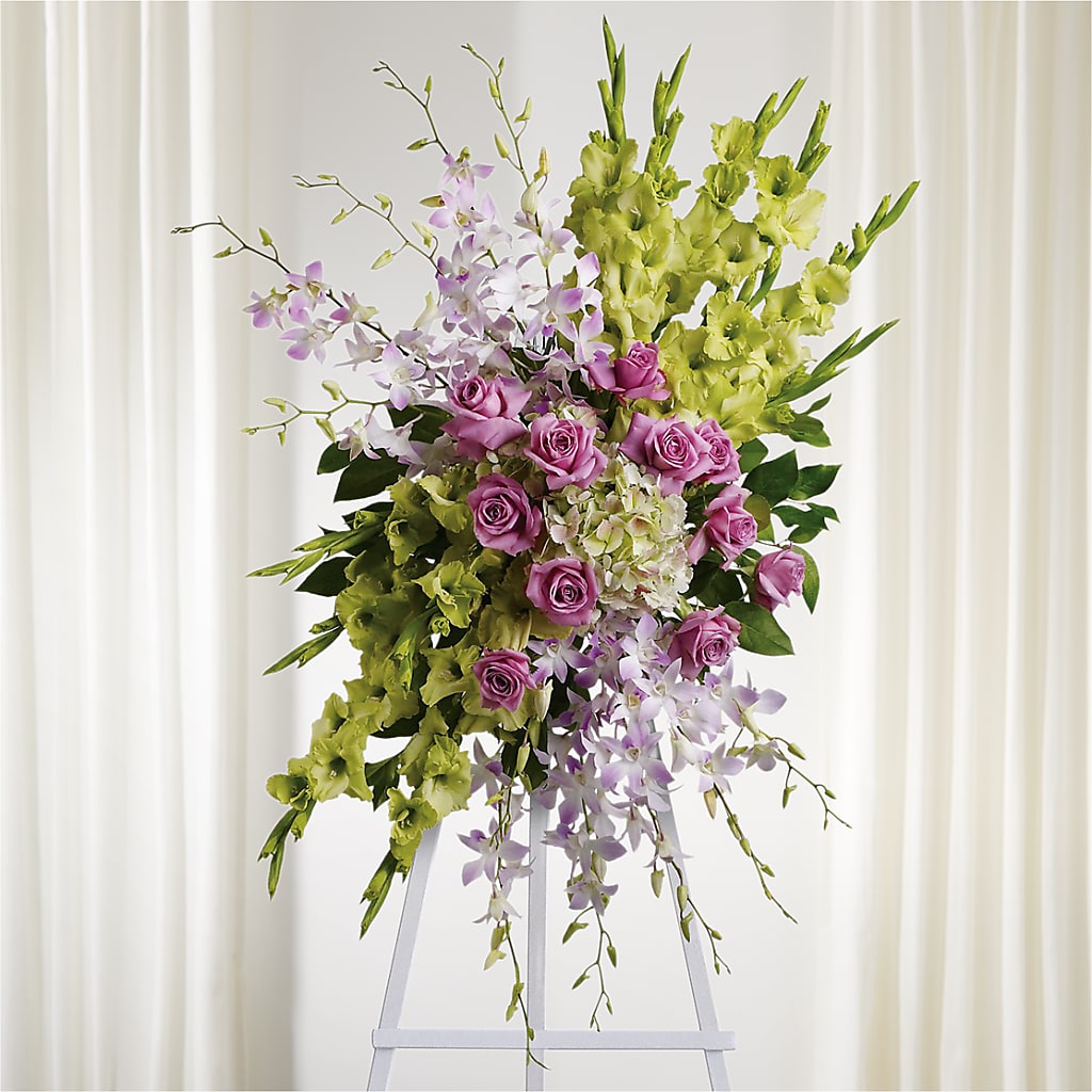 Lasting Legacy Standing Spray – POTTING BENCH FLORIST & GIFTS, Fairhaven MA