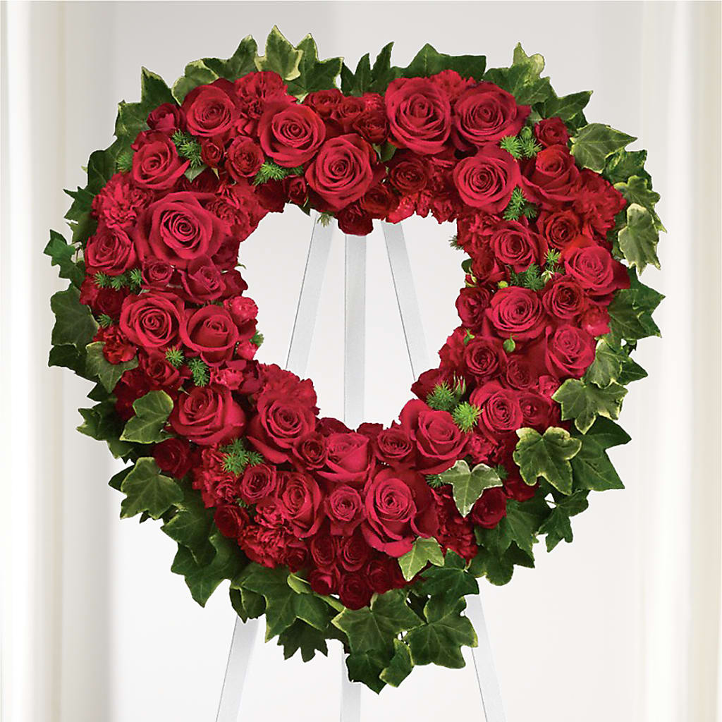 Wholehearted Standing Spray – POTTING BENCH FLORIST & GIFTS, Fairhaven MA