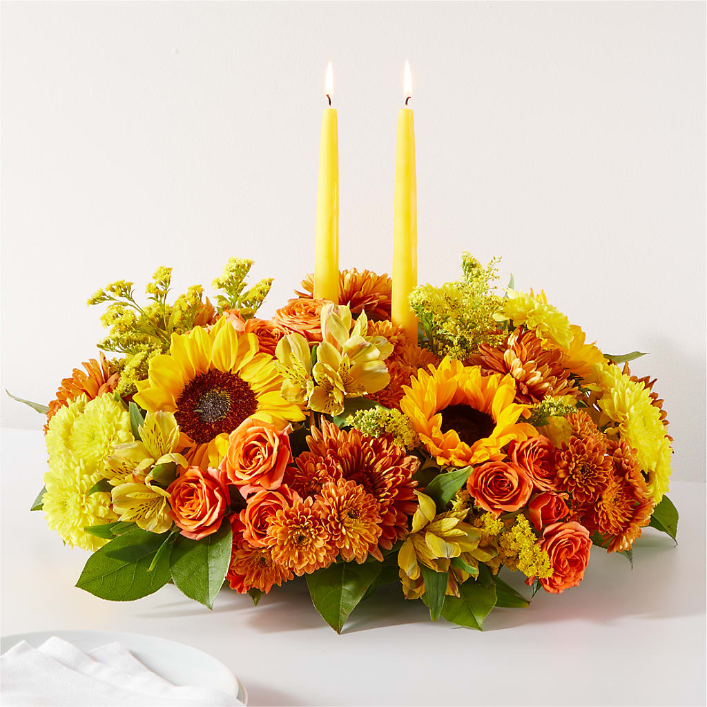 Autumn Harmony Centerpiece – POTTING BENCH FLORIST & GIFTS, Fairhaven MA