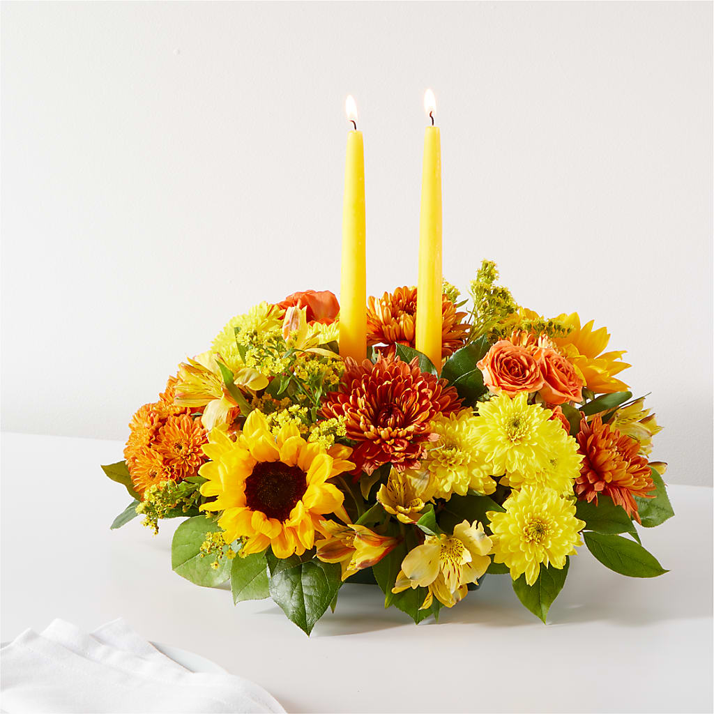Autumn Harmony Centerpiece – POTTING BENCH FLORIST & GIFTS, Fairhaven MA
