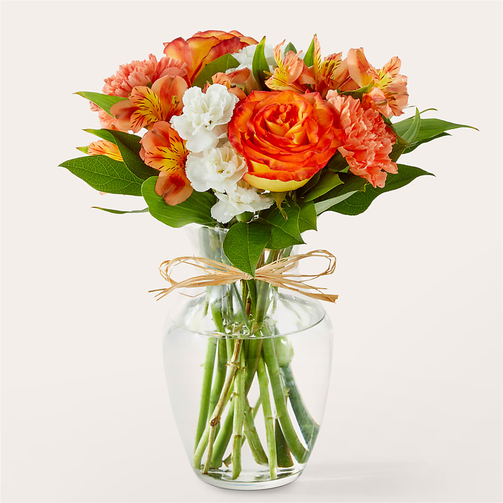 Apricot Glow Bouquet – POTTING BENCH FLORIST & GIFTS, Fairhaven MA