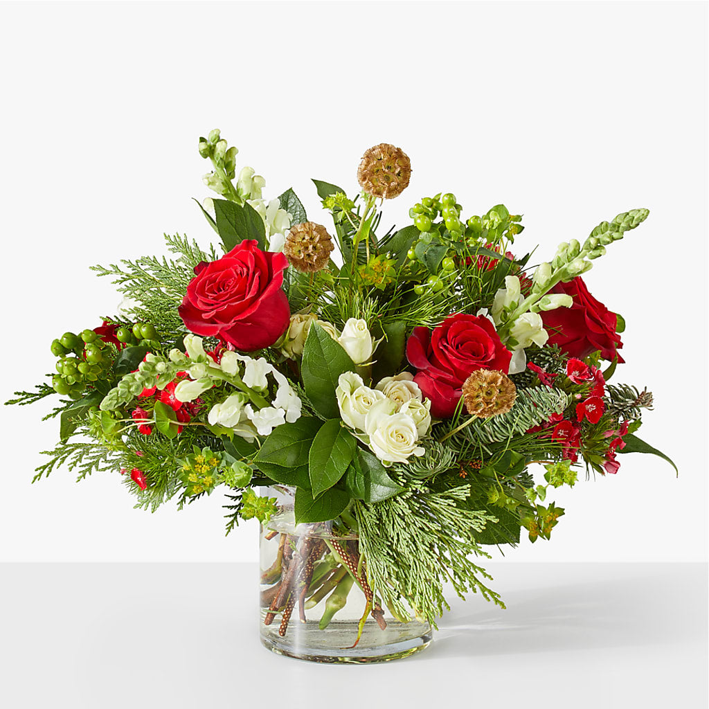 Deck the Halls Bouquet – POTTING BENCH FLORIST & GIFTS, Fairhaven MA