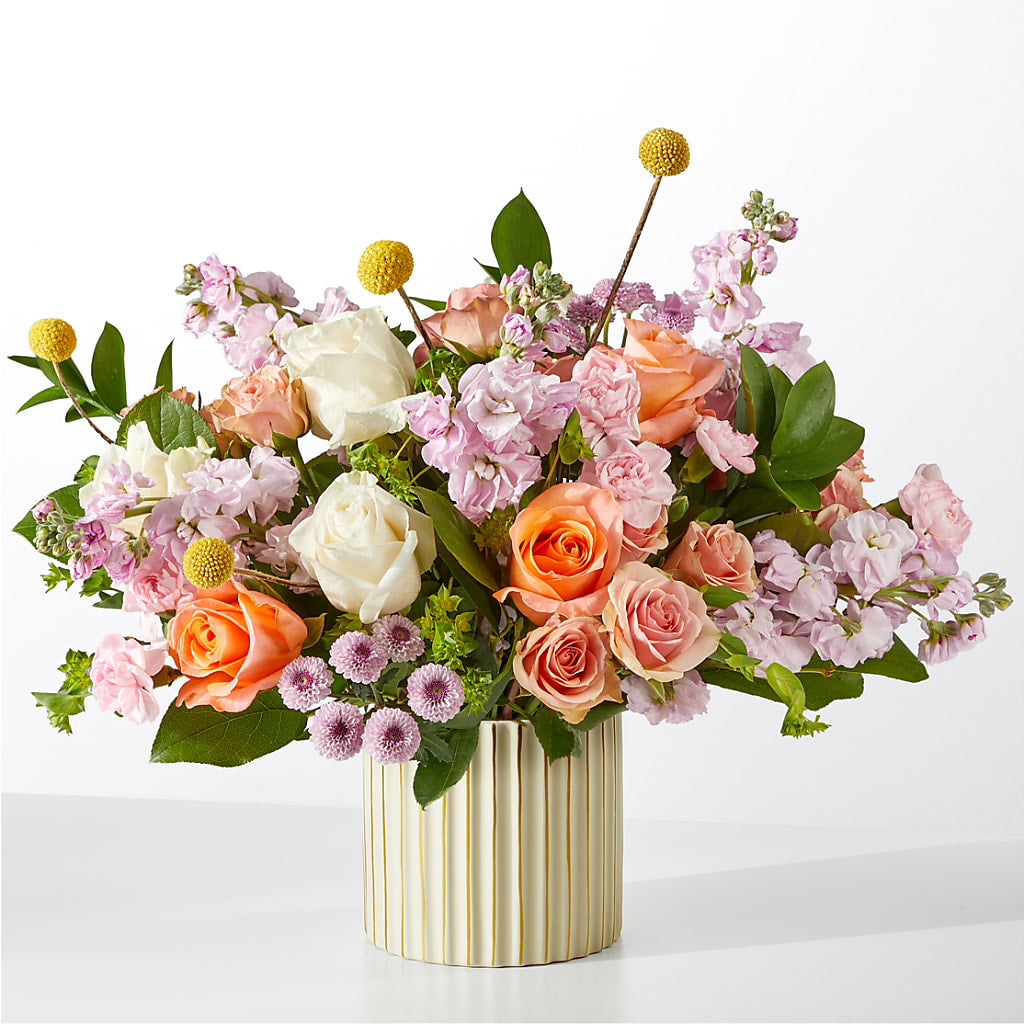 French Market Bouquet with Ivory Vase – POTTING BENCH FLORIST & GIFTS, Fairhaven MA