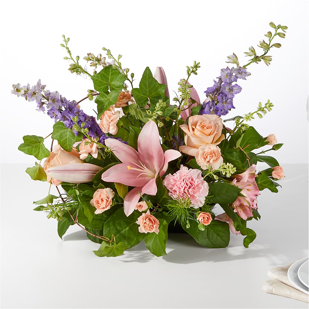Blossom Time Centerpiece – POTTING BENCH FLORIST & GIFTS, Fairhaven MA