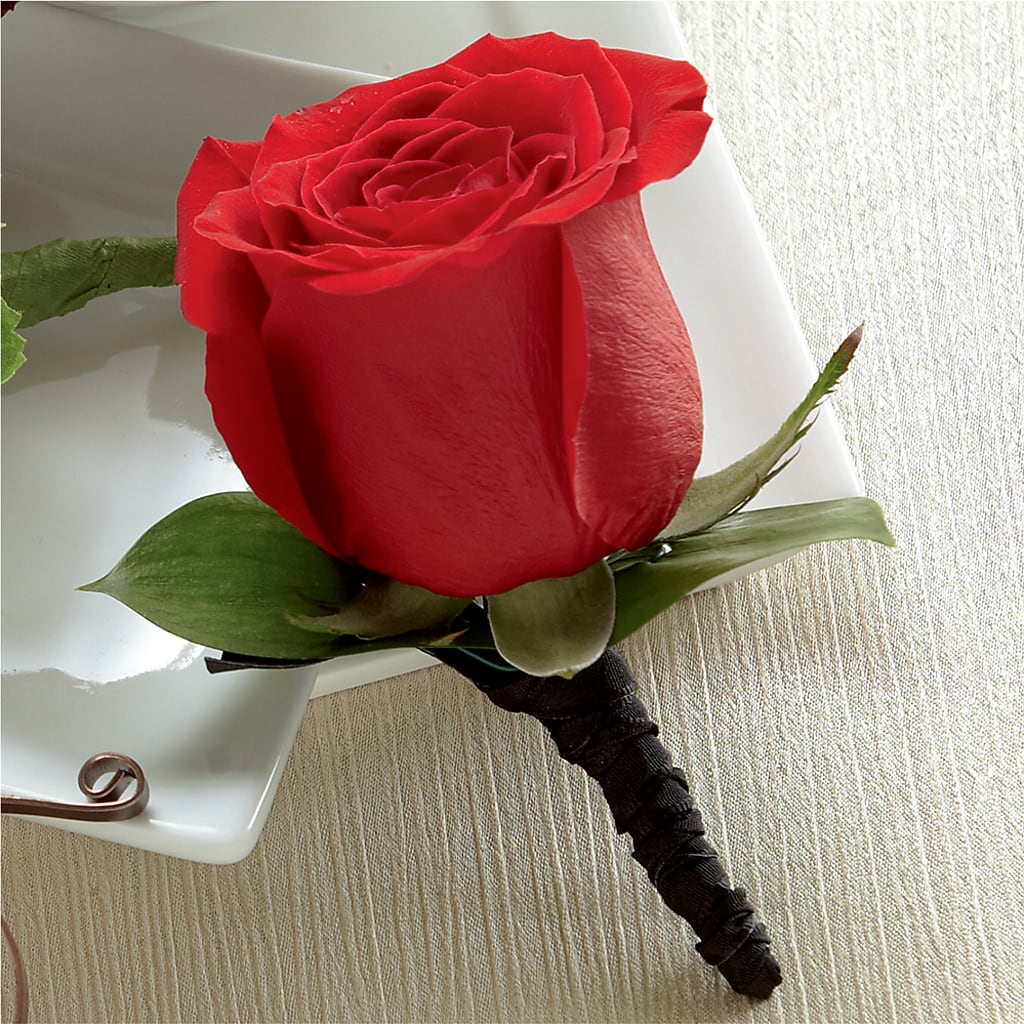 Red Rose Boutonniere – POTTING BENCH FLORIST & GIFTS, Fairhaven MA
