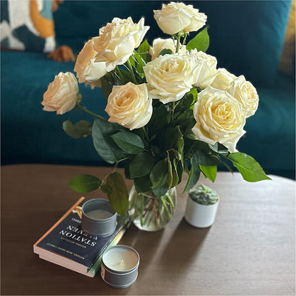 Long Stem Yellow Rose Bouquet – POTTING BENCH FLORIST & GIFTS, Fairhaven MA