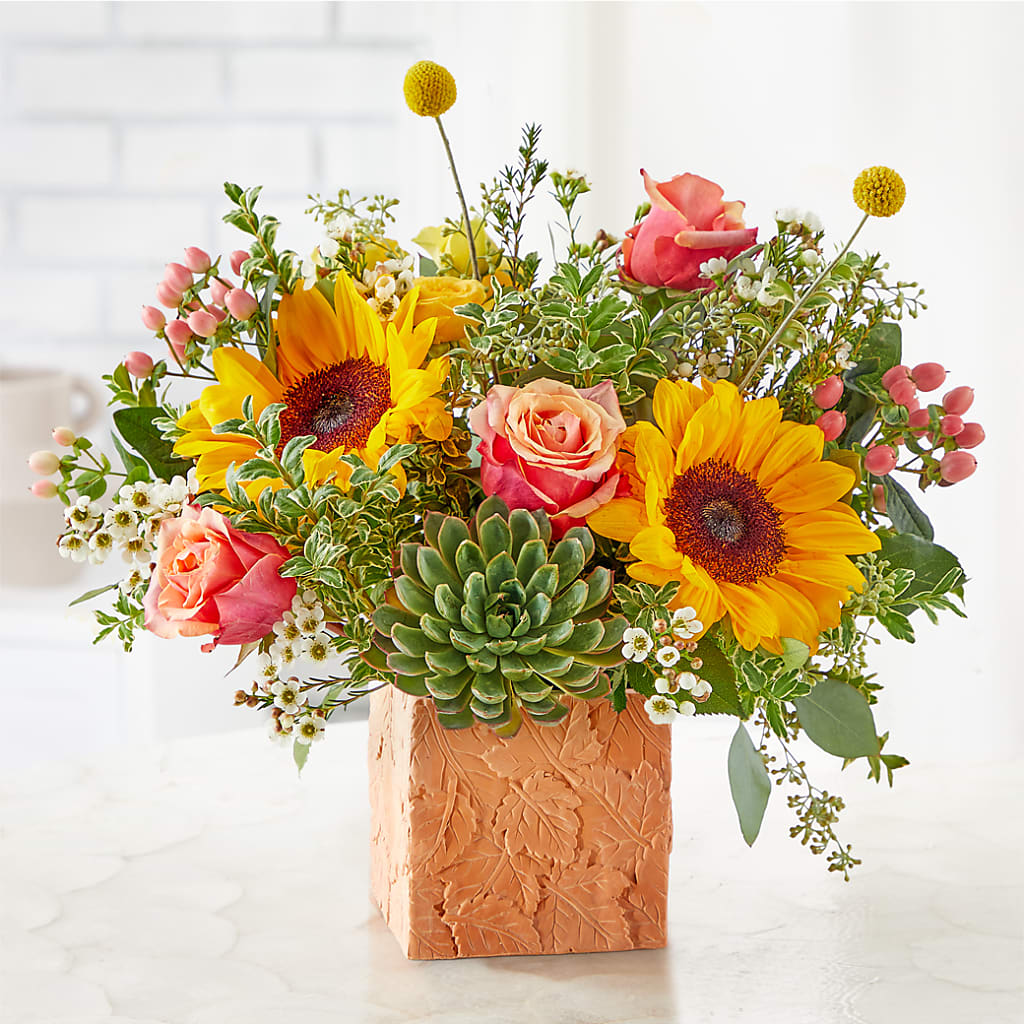 Sunflower Season Bouquet – POTTING BENCH FLORIST & GIFTS, Fairhaven MA