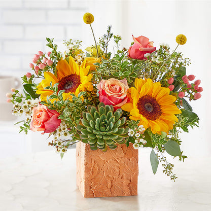 Sunflower Season Bouquet – POTTING BENCH FLORIST & GIFTS, Fairhaven MA