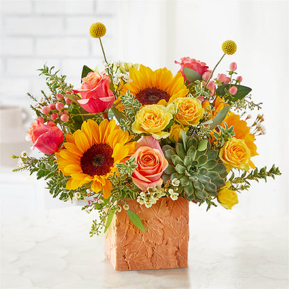 Sunflower Season Bouquet – POTTING BENCH FLORIST & GIFTS, Fairhaven MA