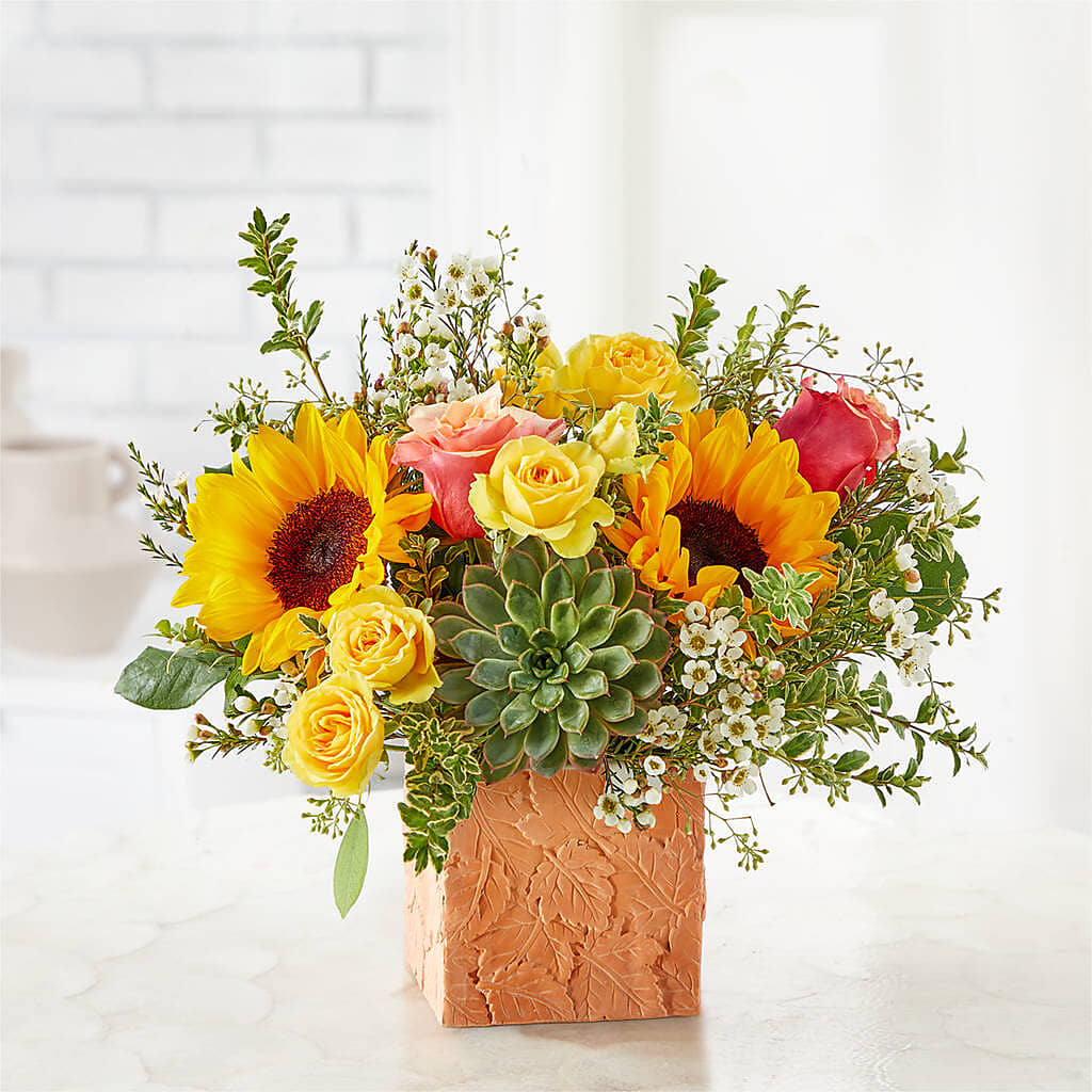 Sunflower Season Bouquet – POTTING BENCH FLORIST & GIFTS, Fairhaven MA