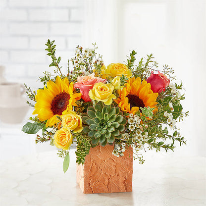 Sunflower Season Bouquet – POTTING BENCH FLORIST & GIFTS, Fairhaven MA