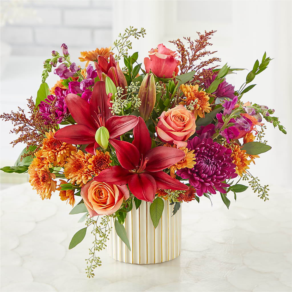 Burgundy Landscape Bouquet – POTTING BENCH FLORIST & GIFTS, Fairhaven MA
