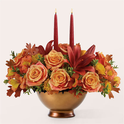 Harvest Table Centerpiece – POTTING BENCH FLORIST & GIFTS, Fairhaven MA