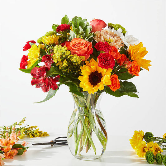 Fall Delight – A Florist Original – POTTING BENCH FLORIST & GIFTS, Fairhaven MA