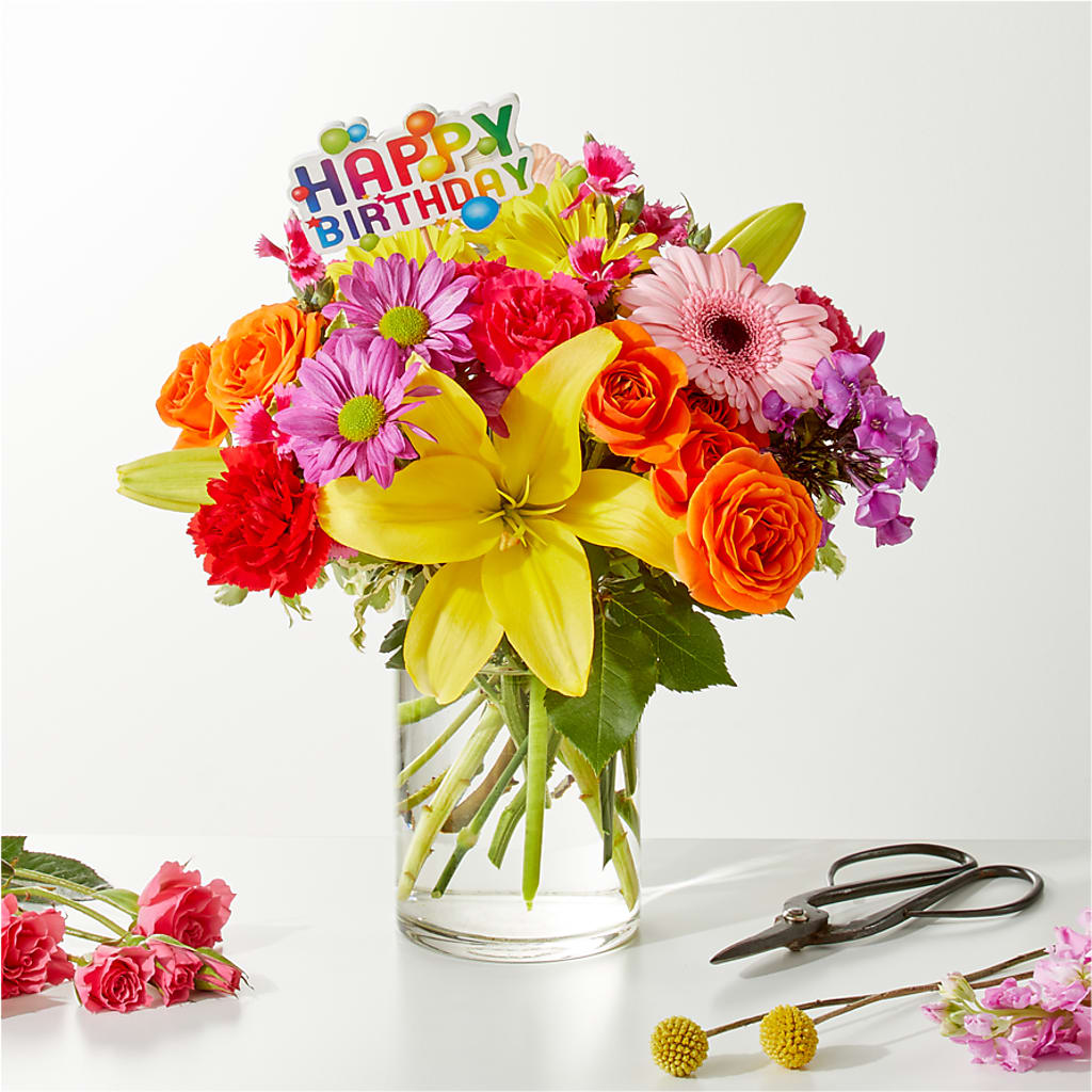 Cue the Confetti - A Florist Original – POTTING BENCH FLORIST & GIFTS, Fairhaven MA