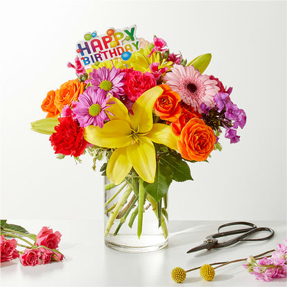 Cue the Confetti - A Florist Original – POTTING BENCH FLORIST & GIFTS, Fairhaven MA