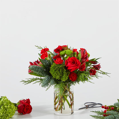 Merry Moment Bouquet – A Florist Original – POTTING BENCH FLORIST & GIFTS, Fairhaven MA