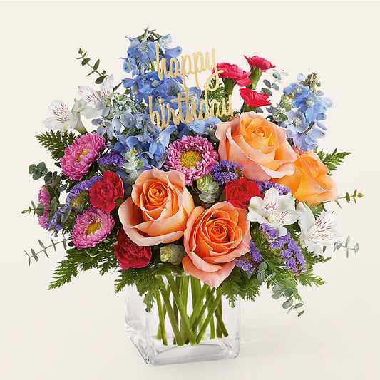 Birthday Bash Bouquet – POTTING BENCH FLORIST & GIFTS, Fairhaven MA