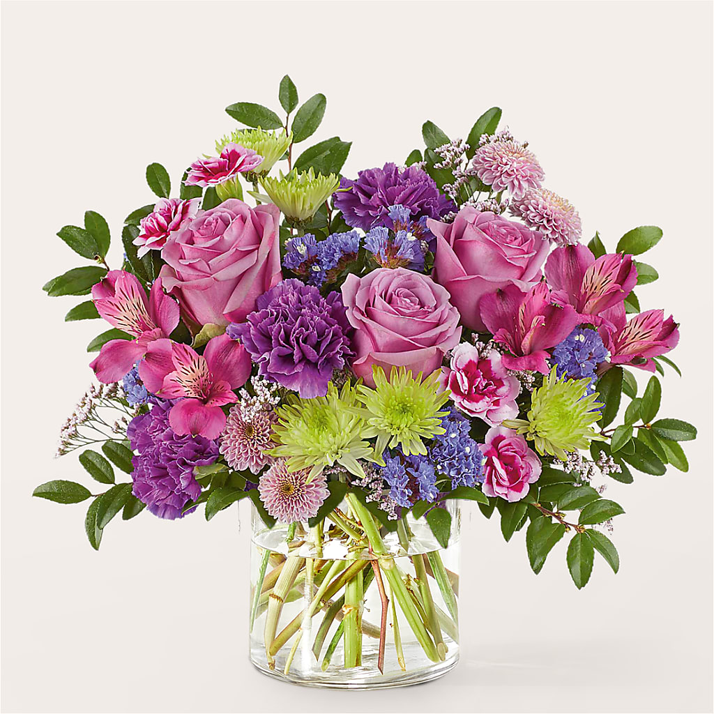 Glass Half Full Bouquet – POTTING BENCH FLORIST & GIFTS, Fairhaven MA