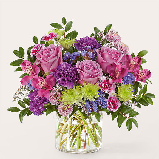 Glass Half Full Bouquet – POTTING BENCH FLORIST & GIFTS, Fairhaven MA