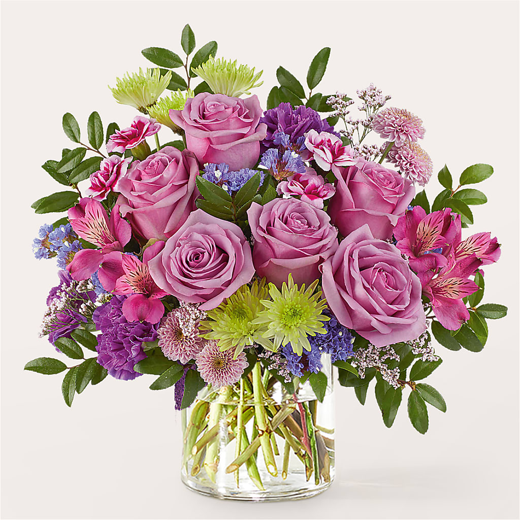 Glass Half Full Bouquet – POTTING BENCH FLORIST & GIFTS, Fairhaven MA