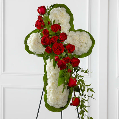 Floral Cross Easel – POTTING BENCH FLORIST & GIFTS, Fairhaven MA